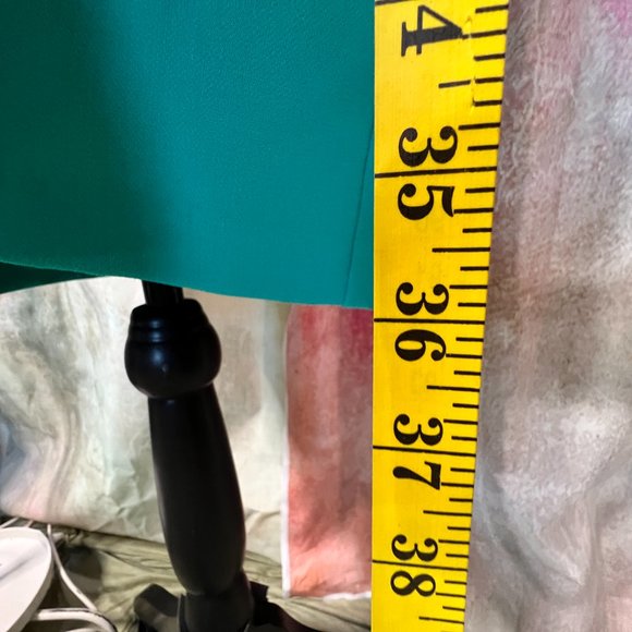 NEW 📌Loft Turquoise Wedding Guest - Semi-Formal Afternoon - Midi Peplum Dress - Picture 8 of 15